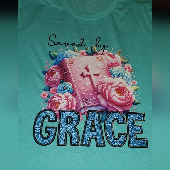 Bella Canvas MINT colored. Size Large - Picture 2 of 4